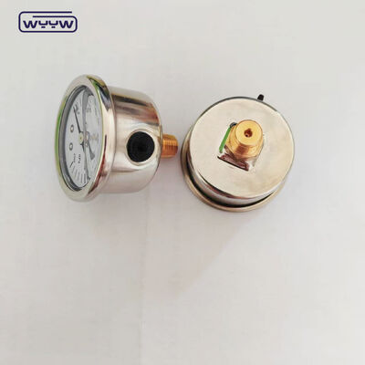 消火システム用 40mm グリセリン封入圧力計 2500kPa