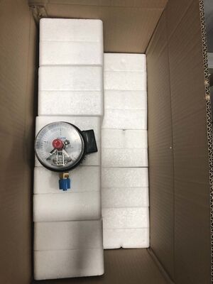 4インチ (100mm) 電気接触圧力計 双極制御と自動化のための380V 10VA