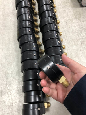 2.5" 60mm Bourdon Tube Low Pressure Gauge | 0-1000mbar/0-100kPa