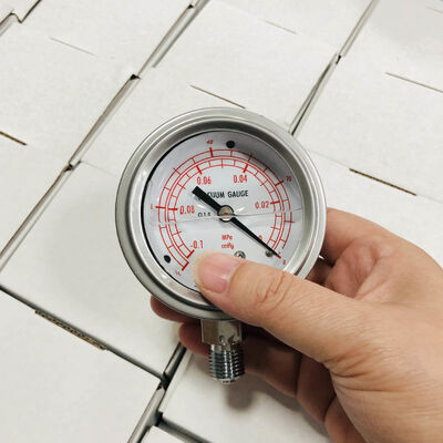 2" 50mm Silicone Filled Vacuum Gauge | -0.1~0MPa / -76~0cmHg | Marine Grade