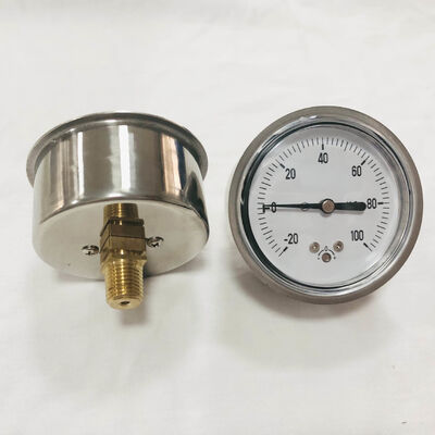 2.5インチ 60mm -20~100cmH2O カプセル圧力計