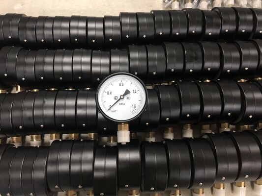 100mm ロシア標準圧力計 ブラック鉄ケース MPaマノメーター