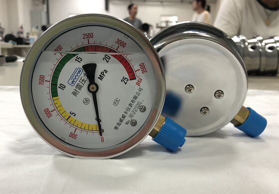 産業用ステンレス鋼圧力計（OBMカスタムサポート、空気適合性）