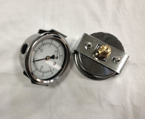 60mm セミステール圧力計 デュアルスケール測定 工業用